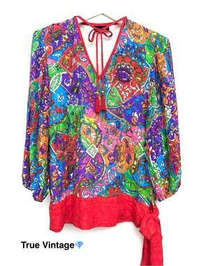 SILK✨ Diane Freis Blouse